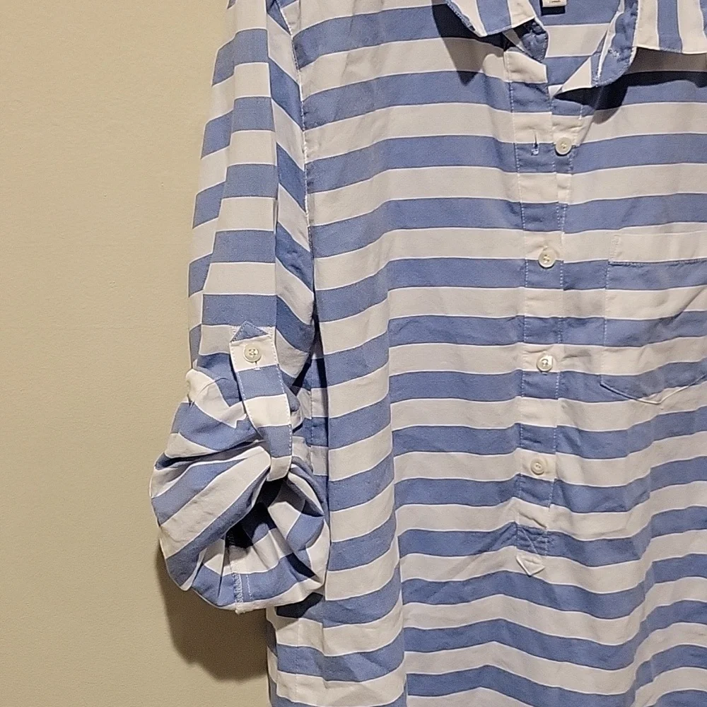 ❤️ J CREW POPOVER CAMP SHIRT / TOP, 4